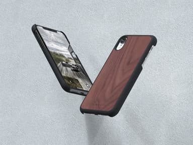 Elements iPhone XR Cover Gefion Original Valnöt Mørkegrå