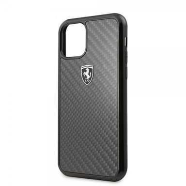 Ferrari iPhone 11 Pro Max Skal Kolfibertextur Svart