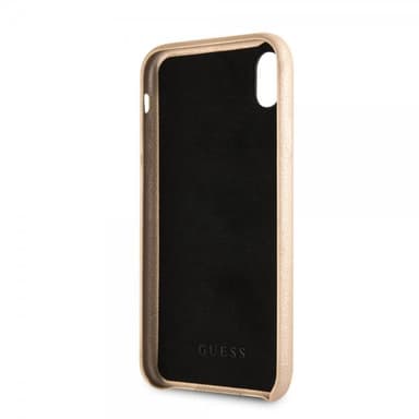 Guess iPhone Xr Cover Saffiano Strap Case Beige