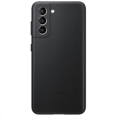 Samsung Original Galaxy S21 Cover Leather Cover Sort
