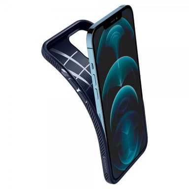 Spigen iPhone 12 Pro Max Cover Liquid Air Navy Blue