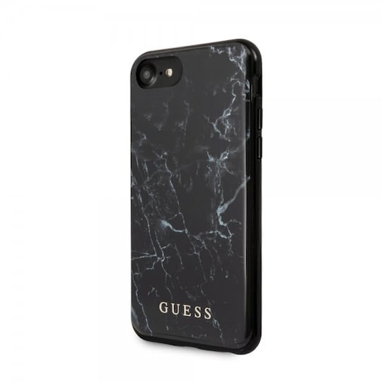 Guess iPhone 7/8/SE Cover Marble Cover Sort