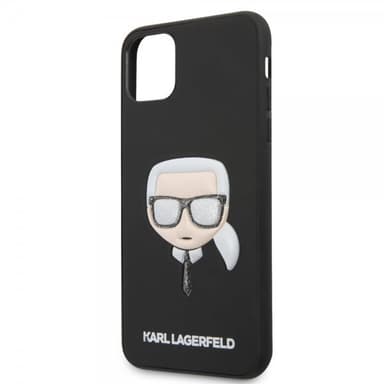 Karl Lagerfeld iPhone 11 Pro Max Cover Iconic Glitter Cover Instansad Sort