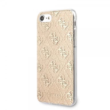 Guess iPhone 7/8/SE Cover Glitter Cover Guld