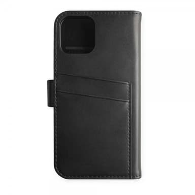 Key iPhone 12 Mini Etui Magnet Wallet Unstad Löstagbart Cover Sort