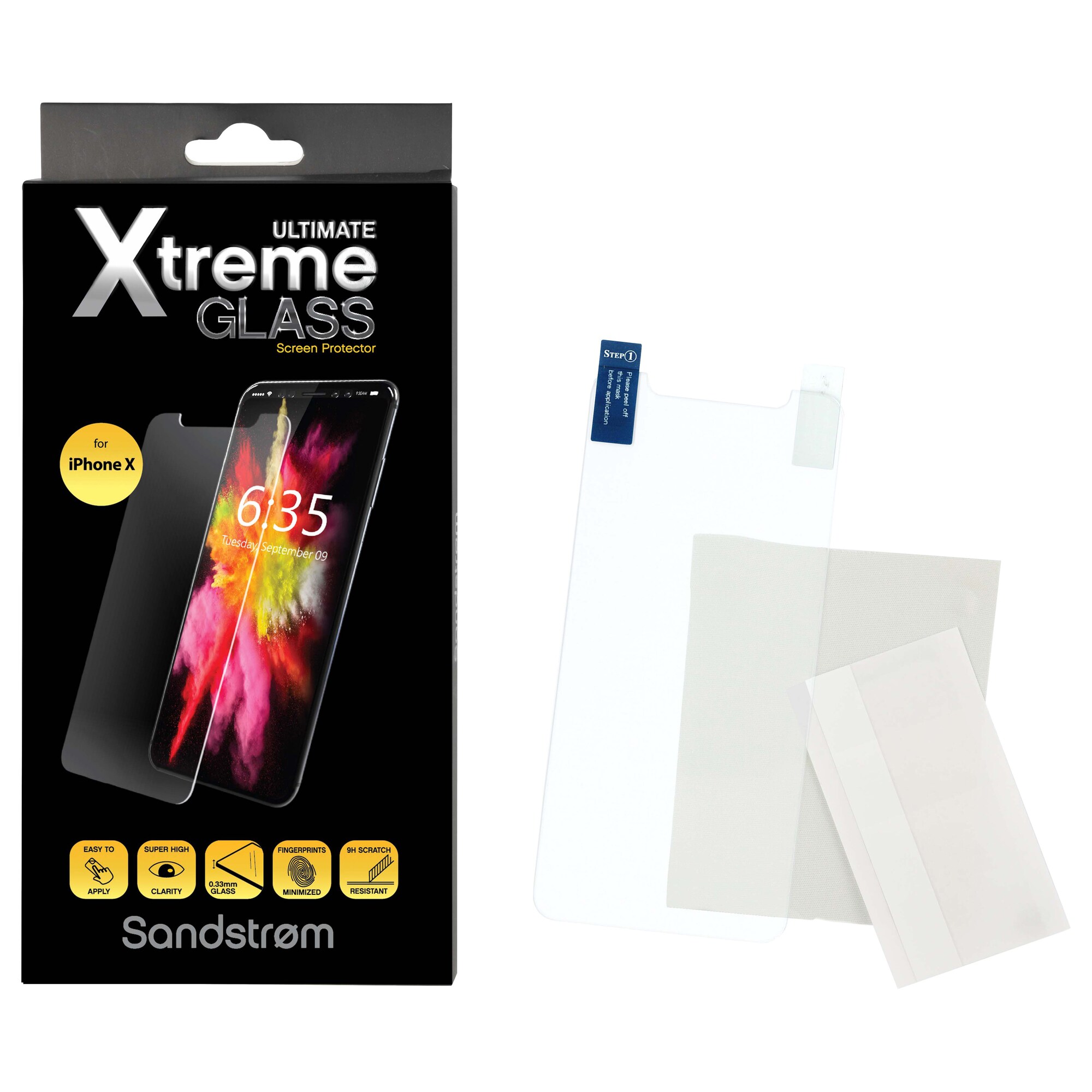 ubemandede rent faktisk grad Sandstrøm Ultimate Xtreme iPhone X/Xs/11 Pro skærmbeskyttelse | Elgiganten