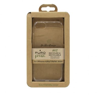 Puro iPhone 7/8/SE Cover Recycled & Recyclable Transparent Klar