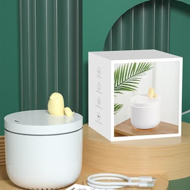 Essential Oil Diffuser og luftfugter Hvid
