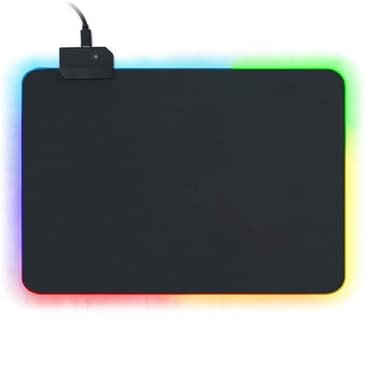 Gaming RGB USB LED-musemåtte Sort (S)