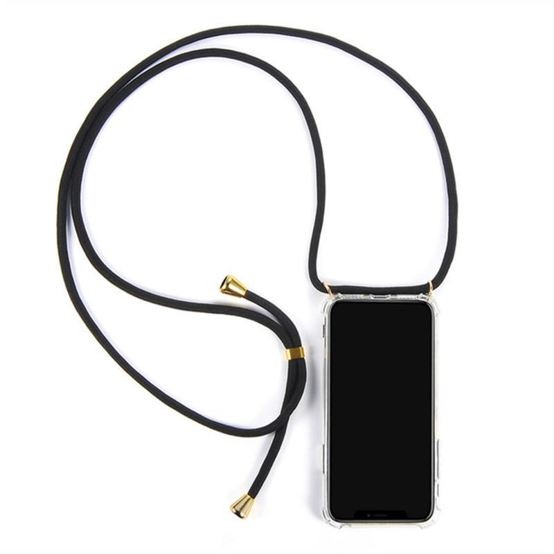 rabat hjælper vulkansk iPhone 11 Pro Max etui med halskæde TPU Sort | Elgiganten