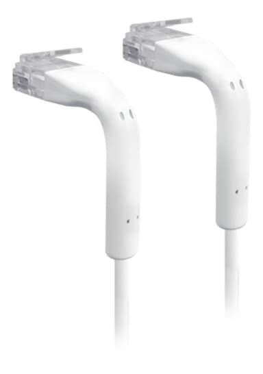 UniFi Ethernet Patch-kabel Bøjeligt startet RJ45 1m Hvid