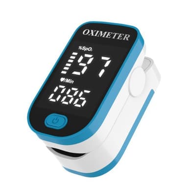 Pulsoximeter til finger YAD-002 Turkis / Hvid