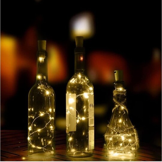 LED vinkorkelampe lysløkke til flasker (2m) | Elgiganten