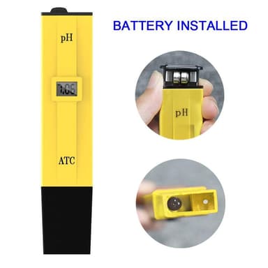 Digital pH-meter Gul/Sort