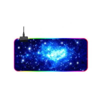 Gaming RGB USB LED-musemåtte Starry Sky Black (L)