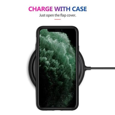 iPhone 11 Mini etui med kortspor Sort