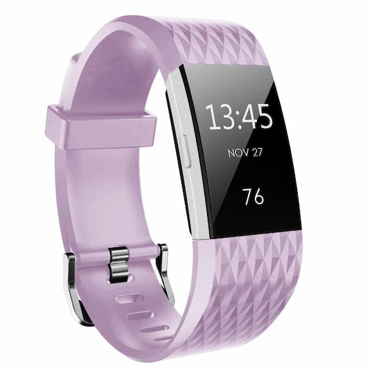 Fitbit Charge 2 armbånd lilla (S)