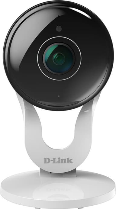D-Link Full HD overvågningskamera, WiFi, tovejs lyd, Alexa support, hvid