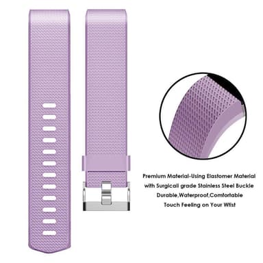 Fitbit Charge 2 armbånd – Lilla - S