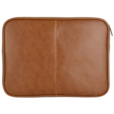Sandstrøm 13,3" computersleeve i PU læder - brun