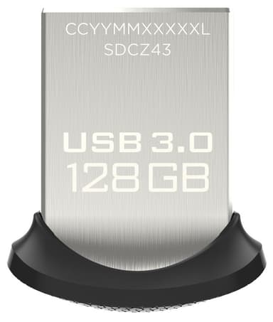 SanDisk Ultra Fit USB-stik 3.0 128 GB