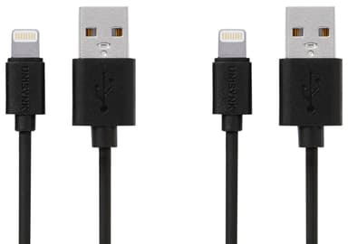 Unisynk Lightning kabler - 2 stk