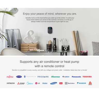 Sensibo Sky AC- og varmepumpekontrol (hvid)