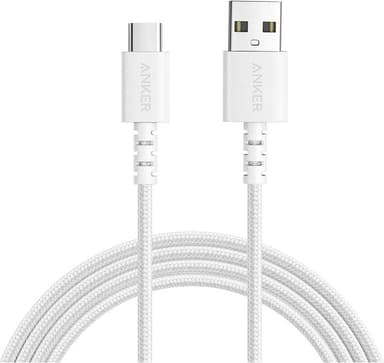 Anker PowerLine Select Plus USB-A til USB-C kabel 1,8 m (hvid)
