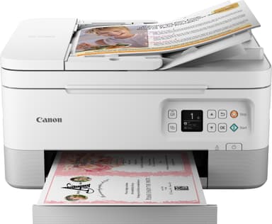 Canon Pixma TS7451 farve inkjet 3-i-1 printer (hvid)