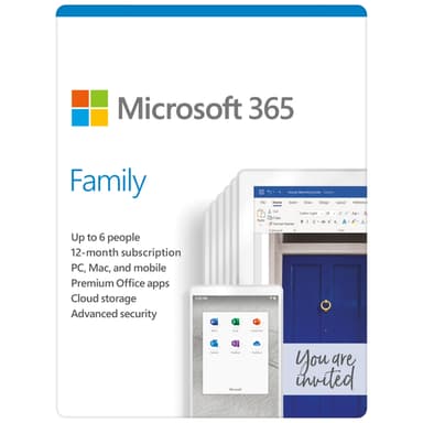 Microsoft 365 Family (15 Month) - PC Windows,Mac OSX
