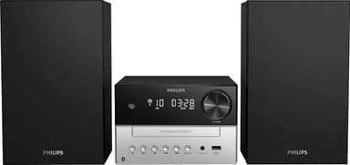Philips mikro Hi-Fi-system TAM3205/12 (sort/sølv)