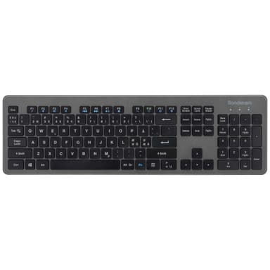 Sandstrøm Bluetooth Slim trådløst tastatur
