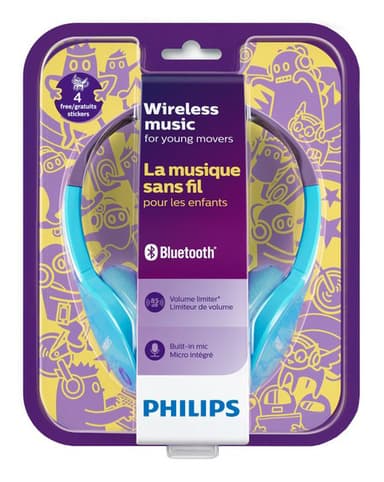Philips kids trådløse on-ear hovedtelefoner SHK4000PP