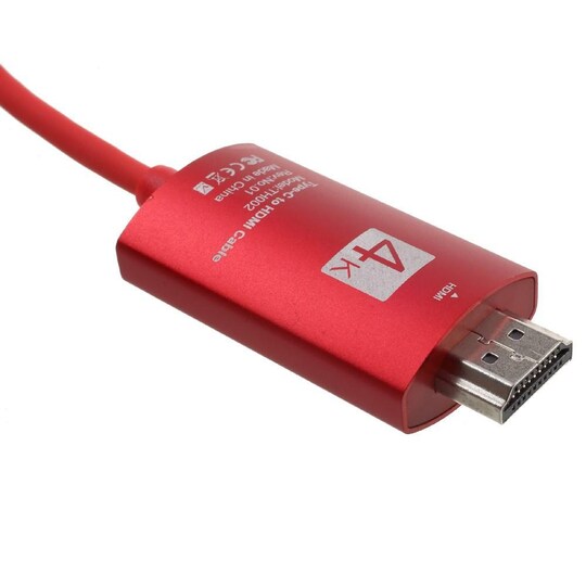 USB-C til HDMI-adapter 4K højhastighedsadapter