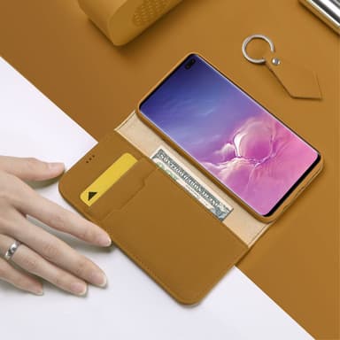 DUX DUCIS Wish Series Taske til Samsung Galaxy S10 Plus - Brun