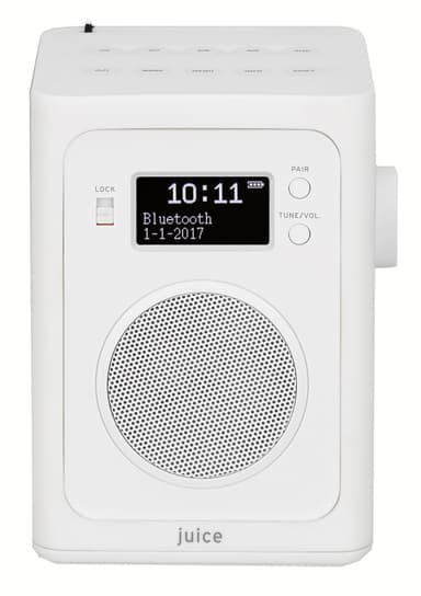 Juice bærbar radio SJUPWH14E - hvid