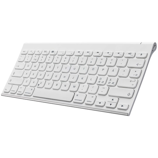Sandstrøm kompakt Bluetooth tastatur hvid | Elgiganten