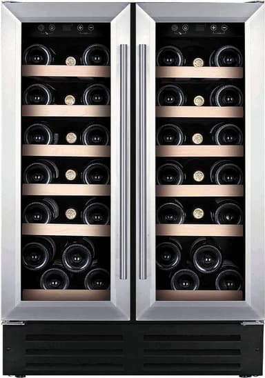 Temptech Premium vinkøleskab WP2DQ60DCS (rustfri stål)