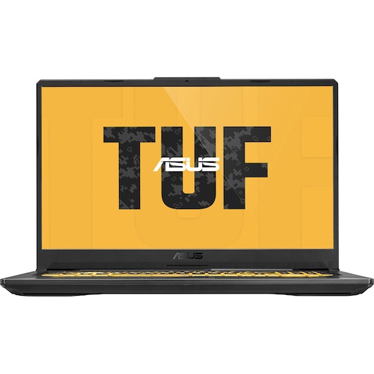 Asus TUF Gaming A17 FX706II-H7048T 17,3" bærbar gaming computer (grå)