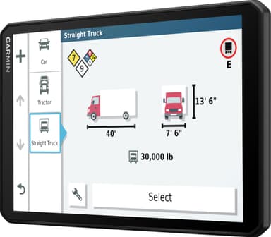 Garmin Dezl LGV800 GPS til lastbil (sort)