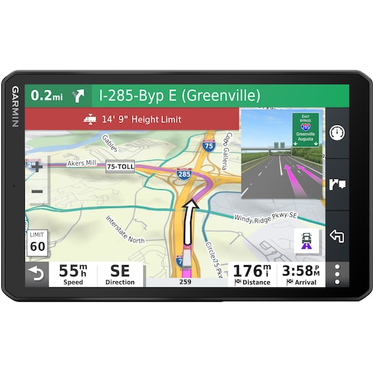 Garmin Dezl LGV800 GPS til lastbil (sort)
