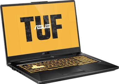 Asus TUF Gaming A17 FX706II-H7048T 17,3" bærbar gaming computer (grå)