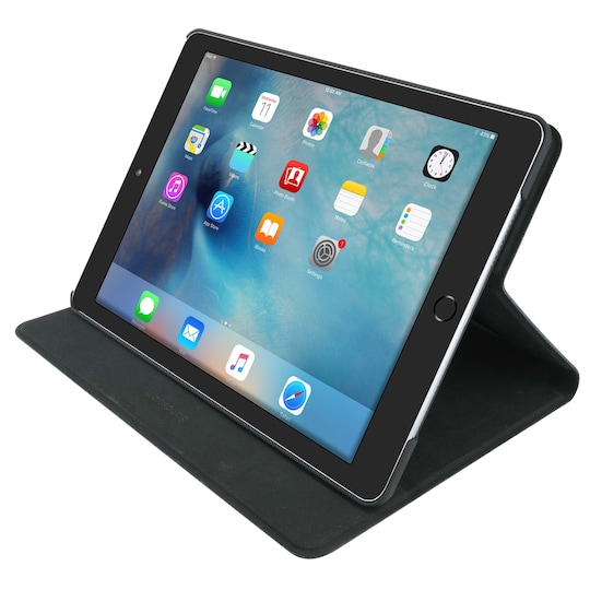 Afslut tidsskrift ligning Sandstrøm læder etui til iPad Air 2/Pro 9.7 - sort | Elgiganten