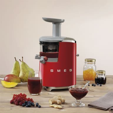 Smeg Retro 50's style slowjuicer SJF01RDSK - rød