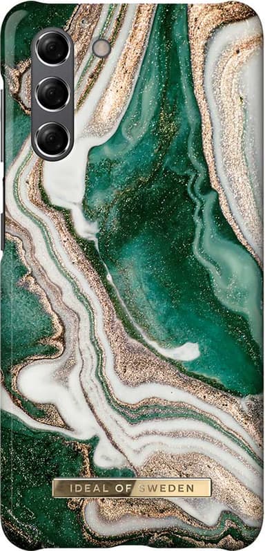 iDeal of Sweden cover til Samsung Galaxy S21 (golden jade marble)