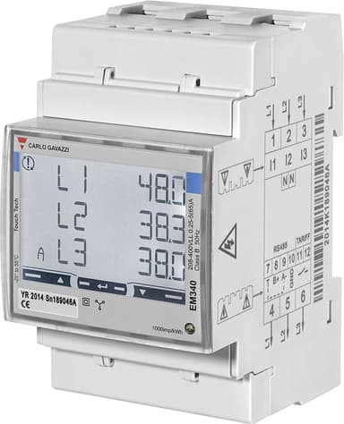 Wallbox Powerboost energimåler EM340DINAV23XS1X