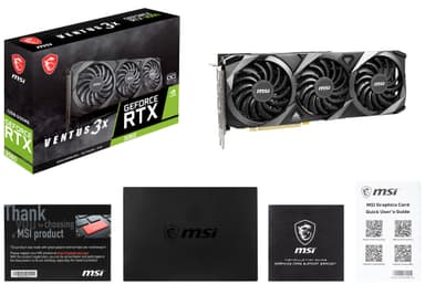 MSI RTX 3060 VENTUS 3X OC 12GB graphics card