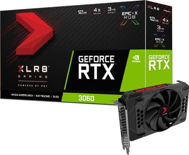 PNY GeForce RTX 3060 12GB XLR8 Gaming REVEL EPIC-X RGB graphics card