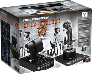 Thrustmaster Hotas Warthog PC gashåndtag og stick