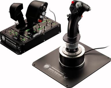 Thrustmaster Hotas Warthog PC gashåndtag og stick